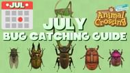 Animal Crossing: New Horizons July bug-catching guide (Image via Super Milltendo)